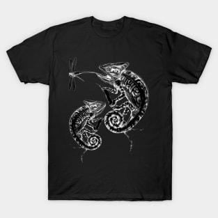 Catch - Chameleons and Dragonfly T-Shirt